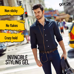 Got2b Ultra Glued Invincible Styling Hair Gel  6 oz (Count of 3)