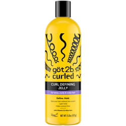 gt2b Curled Curl Defining Jelly  15oz  for all curl types  wavy  curly & coily  style your hair without the crunch  light hold  helps control frizz