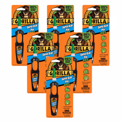 gorilla Super glue gel Pen 55 gram (Pack of 6)