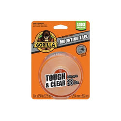 Gorilla GOR6036002 12.50 ft. x 1 in. Tough Mounting Tape, Clear - Extra Large