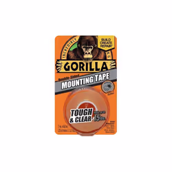 Gorilla Tough & Clear Double-Sided Mounting Tape, 60" Roll