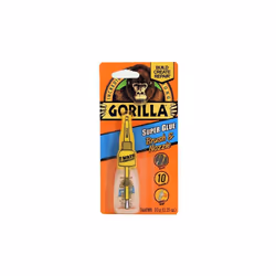 Gorilla Clear Super Glue Brush & Nozzle, 10 Gram Bottle