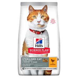 Hills 604122 cats dry food 3 kg Chicken, Beef