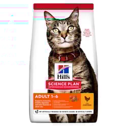 Hills 604057 cats dry food 1.5 kg Chicken, Beef