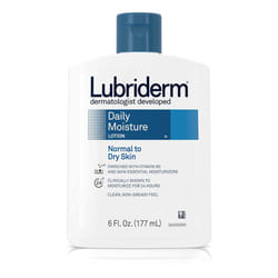Lubriderm Daily Moisture Lotion  Normal to Dry Skin 6 Fl Oz (Pack of 2)