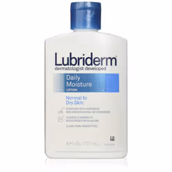 Lubriderm Daily Moisturizer Lotion  Normal To Dry Skin  Fragrance Free  6-Ounce Bottles (Pack of 6)