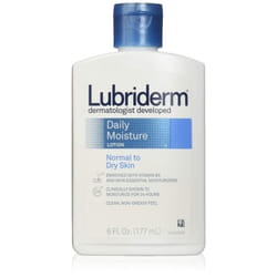 Lubriderm Daily Moisturizer Lotion  Normal To Dry Skin  Fragrance Free  6-Ounce Bottles (Pack of 6)