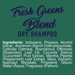 Aveeno Fresh Greens Blend Sulfate-Free Dry Shampoo Spray with Rosemary  Peppermint & Cucumber to Thicken & Nourish  Volumizing Dry Shampoo for Thin or