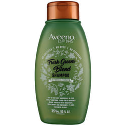 Aveeno Shampoo Fresh Greens Blend Refesh & Thicken 12 Ounce (Pack of 6)