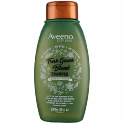 Aveeno Shampoo Fresh Greens Blend Refesh & Thicken 12 Ounce (Pack of 6)