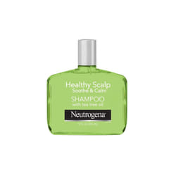 Neutrogena Tea Tree Oil Shampoo to Refresh & Moisturize Dry Scalp & Hair, Healthy Scalp Soothe & Calm, Sulfate-Free Surfactants, Color-Safe, 12 fl oz