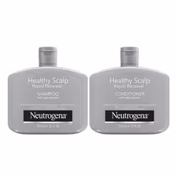Neutrogena Healthy Scalp Rapid Renewal Shampoo & Conditioner with Pea Protein UV Damage Protecting Shampoo for Strong Health ...