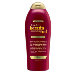 OGX Frizz-Free + Keratin Smoothing Oil Shampoo  25.4 fl oz
