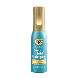 OGX Antioxidants + Strong Hold Hairspray  Anti Humidity Hairspray for 24 Hour Hold & Protection for Your Style  Hair Spray in a Continuous Mist Bottle
