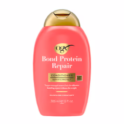 OGX Repair & Protect Bond Protein Repair Conditioner  Lightweight Conditioner Targets Damaged Areas of Hair for Effective Bon ...