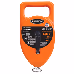 Keson G130 Giant Chalk Line Reel  24-Ounce Chalk Capacity  130-Foot