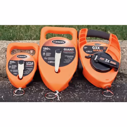 Keson G130 Giant Chalk Line Reel  24-Ounce Chalk Capacity  130-Foot