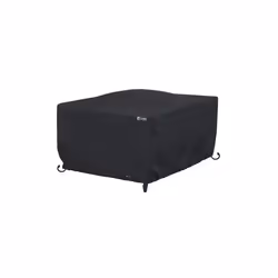 Classic Accessories 55-557-010401-00 Fire Pit Table Cover - Square, Black, 42 In.