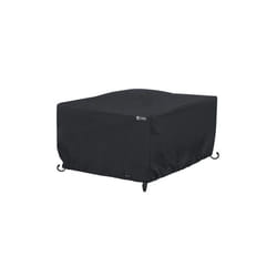 Classic Accessories 55-557-010401-00 Fire Pit Table Cover - Square, Black, 42 In.