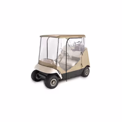 Classic Accessories Fairway Travel 4-Sided 2-Person Golf Cart Enclosure, Tan
