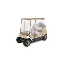 Classic Accessories Fairway Travel 4-Sided 2-Person Golf Cart Enclosure, Tan
