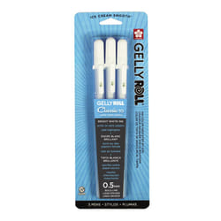 Sakura Gelly Roll Classic 10 Bold Point Pen (3 Pack)  3 Count (Pack of 1)  White