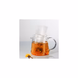 Finum Disposable Paper Tea Filter Bags for Loose Tea  White  Slim  100 Count