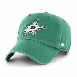 '47 NHL Dallas Stars Clean Up Adjustable Hat  One Size  Kelly