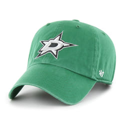 '47 NHL Dallas Stars Clean Up Adjustable Hat  One Size  Kelly