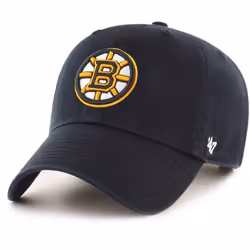 NHL Boston Bruins '47 Clean Up Adjustable Hat Black One Size