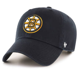 NHL Boston Bruins '47 Clean Up Adjustable Hat  Black  One Size
