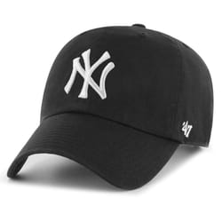 '47 MLB New York Yankees Brand Clean Up Adjustable Cap  One Size  Blac