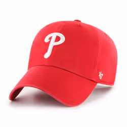 MLB Philadelphia Phillies '47 Clean Up Adjustable Hat Red One Size
