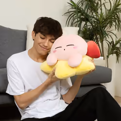 Tomy Club Mocchi-Mocchi Warp Star Kirby – Mega Plush Toy – 15 inch - Additional view 4
