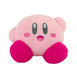 Tomy Nuiguru Knit - Kirby - Waving Kirby - Plush Toy - 6 Inch