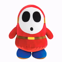 Tomy Club Mocchi-Mocchi Super Mario Shy Guy Mega Plush Stuffed Toy, 15 inch, Character, 12 yr(s)