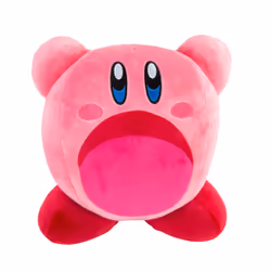 Tomy Club Mocchi-Mocchi Inhaling Kirby Mega Plush Toy, 13 inch, Character, 3 yr(s)