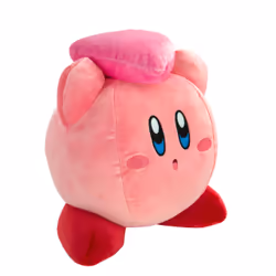 Tomy Club Mocchi-Mocchi Kirby with Heart Mega Plush Toy, 15 inch