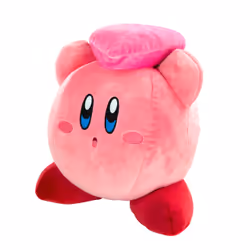 Tomy Club Mocchi-Mocchi Kirby with Heart Mega Plush Toy, 15 inch - Additional view 4
