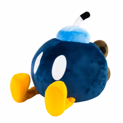 Tomy Club Mocchi-Mocchi Super Mario Bob-omb Mega Plush Toy, 15 inch