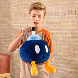 Tomy Club Mocchi-Mocchi Super Mario Bob-omb Mega Plush Toy, 15 inch - Additional view 6