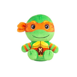 Tomy Club Mocchi-Mocchi Teenage Mutant Ninja Turtles Michelangelo Junior Plush Toy, 6 inch