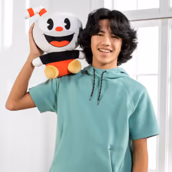 Tomy Club Mocchi-Mocchi Cuphead Plush – Mega Plush Toy – 15 inch