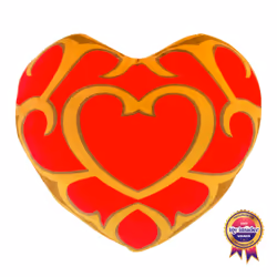 Tomy Club Mocchi-Mocchi The Legend of Zelda Heart Container – Mega Plush Toy – 15 inch, Toy heart, 3 yr(s)