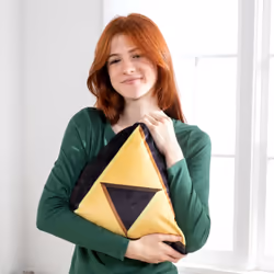 Tomy Club Mocchi-Mocchi The Legend of Zelda Triforce – Mega Plush Toy – 15 inch - Additional view 8