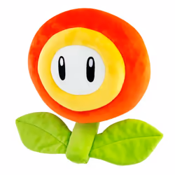 Tomy Club Mocchi-Mocchi Super Mario Fire Flower Mega Plush Toy, 15 inch - Additional view 5