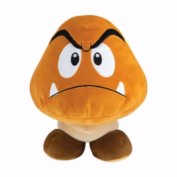 Tomy Club Mocchi-Mocchi Super Mario Goomba Mega Plush Toy, 15 inch, Character, 3 yr(s)