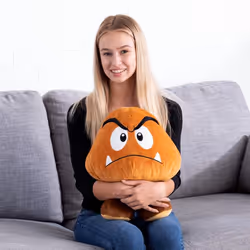 Tomy Club Mocchi-Mocchi Super Mario Goomba Mega Plush Toy, 15 inch - Additional view 4