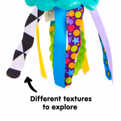 L27194 Mini Clip & Go Sprinkles The Jellyfish, Clip on Pram and Pushchair Newborn, Sensory Toy for Babies Boys and Girls from 0-6 Months