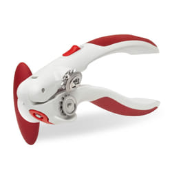 Zyliss Lock N' Lift Can Opener - Can Opener with Lid Lifter Magnet - Manual Can Opener with Locking Mechanism - Safe and Easy-to-Turn - Stainless Stee